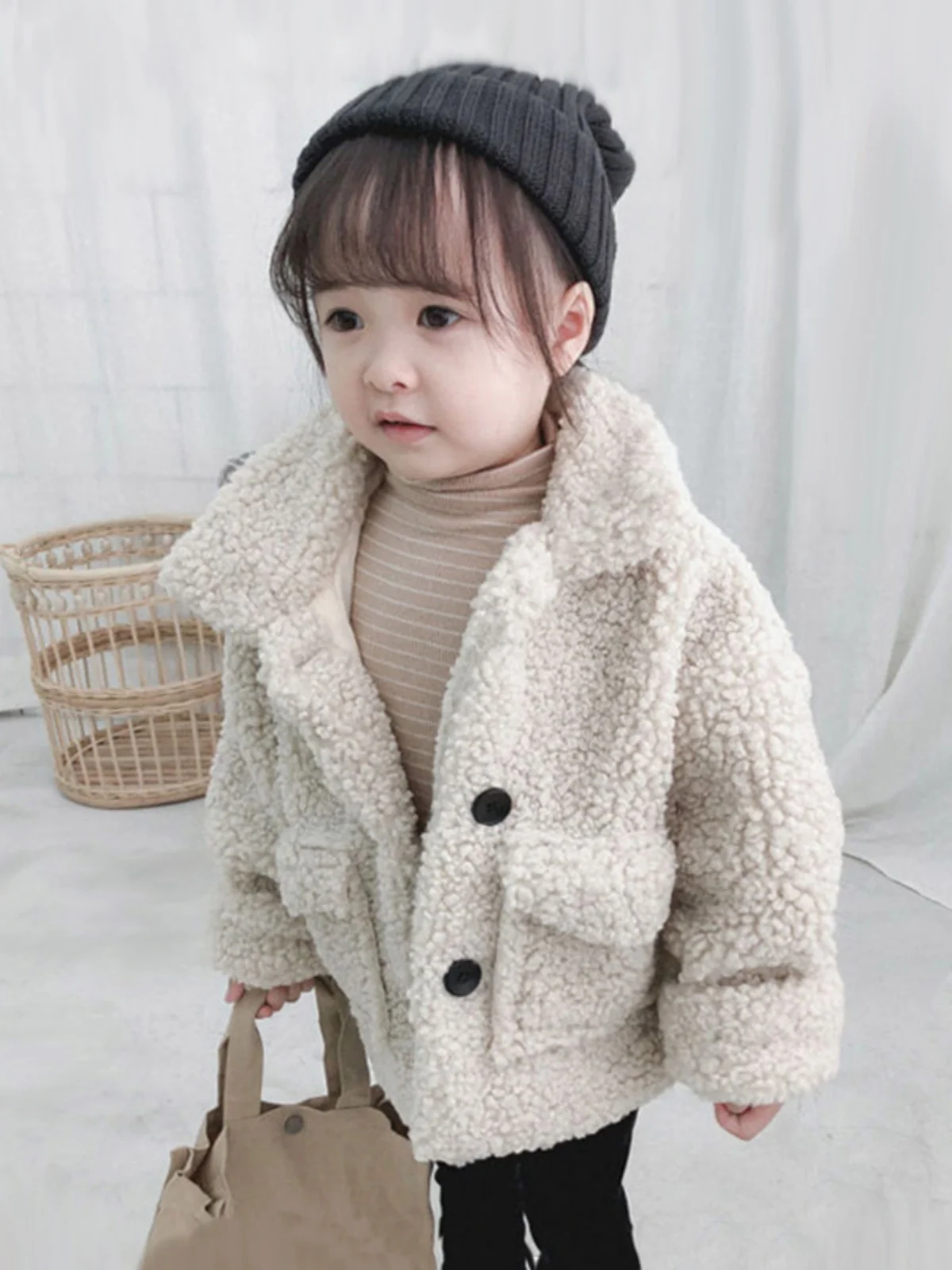 New Baby Girl/Boy Winter Cap In Green And Blue Dot Color For 3 Month To 1 Years In Jersey stuff Design On Sale Price main image 1