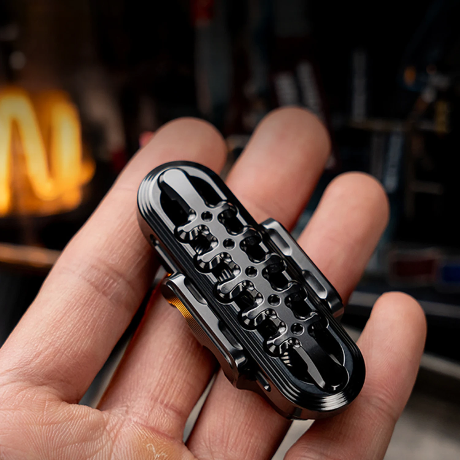 WANWU EDC 外骨格機械式磁気スライダーそわそわおもちゃ大人の感覚