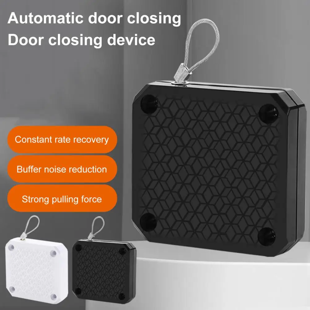 1 Set Door Automatic Closer Strong Drawers Drawstring Door Closer Bracket Anti-corrosion Sensor