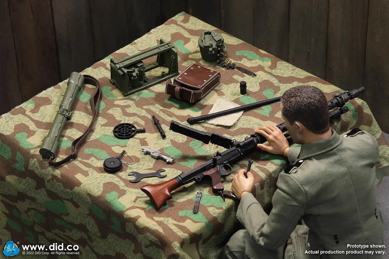 DIDE6006616SoldierDollWeaponMG34MachineGunAccessoriesKit