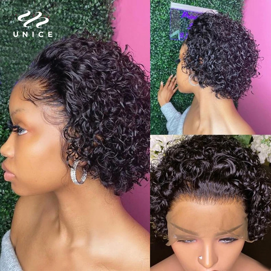 Kurze Lockige Perücke Für Frauen – 25 Cm, Schwarz, Aus Hochtemperaturseide Mit Pony & Atmungsaktiver Kappe, Verstellbar