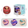 1pcs Bead Orbit Fidget Gyro Infinity Spinner Rotating Magic Track Fingertip Bead Toys Anti-stress Cube with Box Package 3