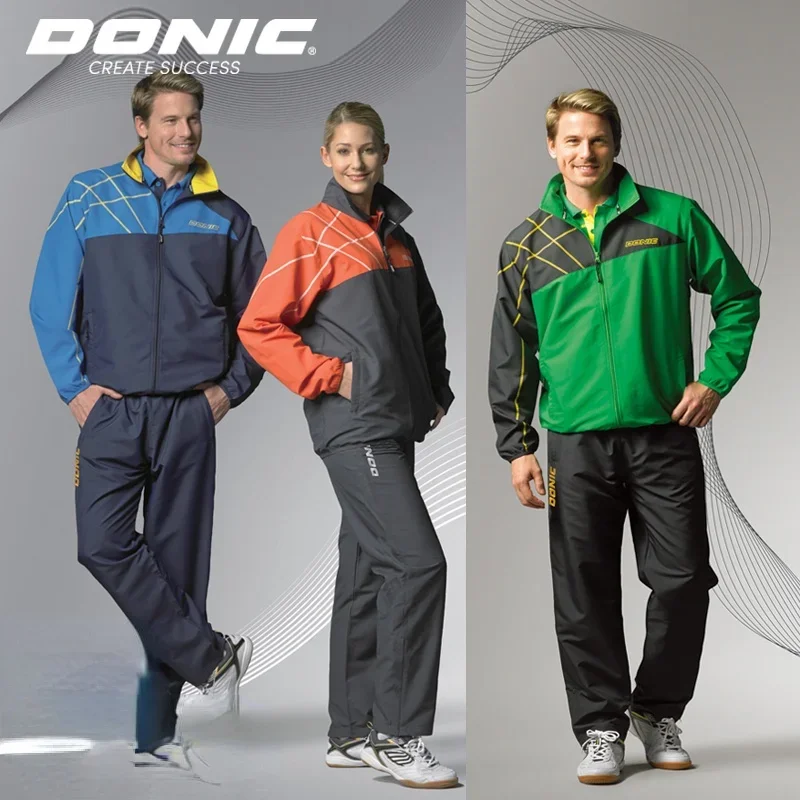 DONIC Table tennis clothes winter sportswear long sleeve ping pong Badminton Sport Jerseys coats trousers 86283