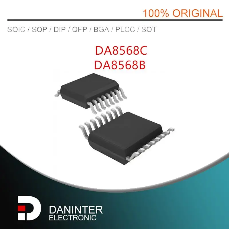 

2PCS/LOT DA8568B DAC8568IBPWR DA8568C DAC8568ICPWR TSSOP16