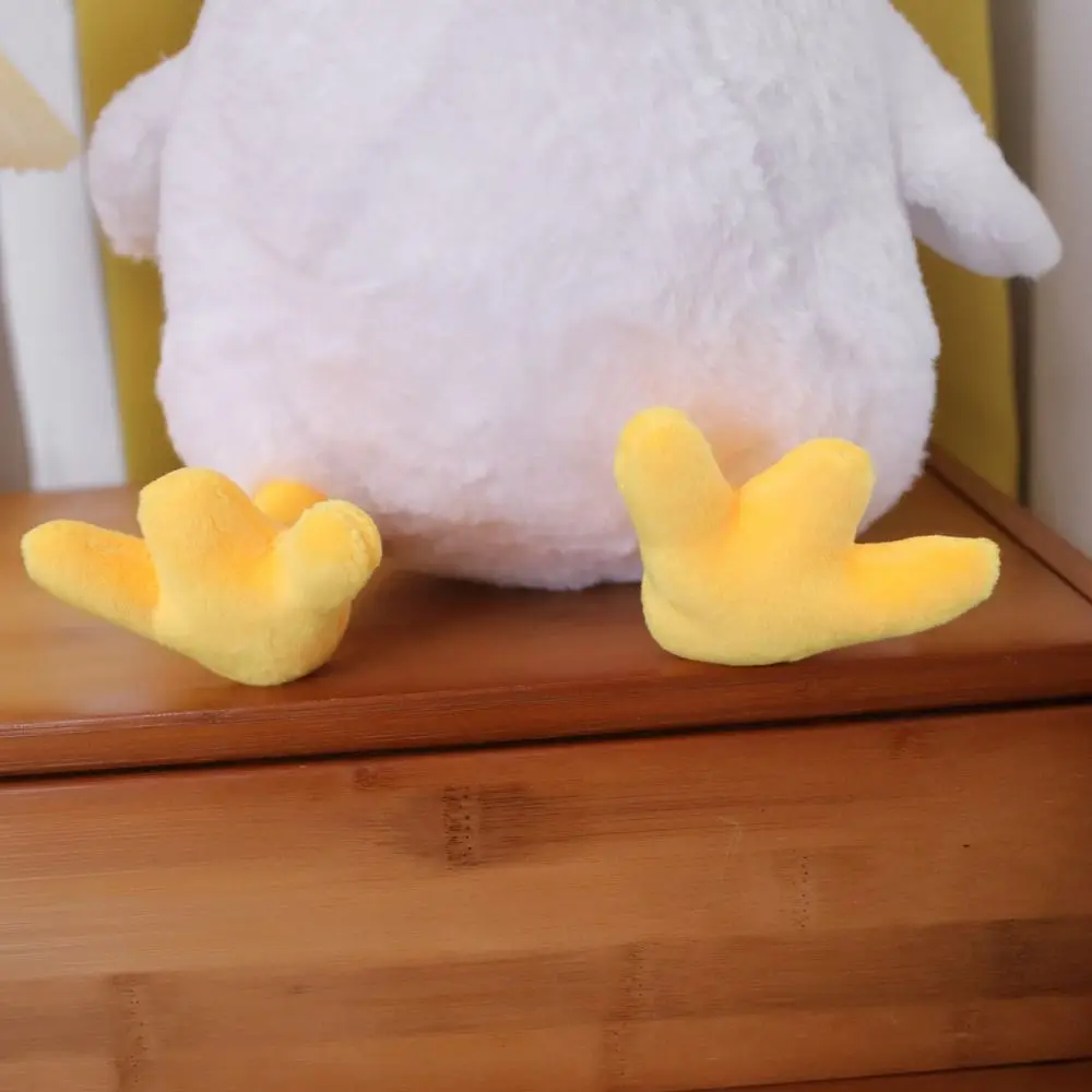 PP Cotton Simulation Chicken Plush Toy Rooster Fluffy Chick Doll Throw Pillow Hen Comfortable Chicken Plush Dolls