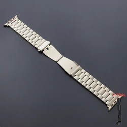 Premium Stainless Steel Watch Band - Elegant Metal Strap Replacement - 42 - 44 - 45 - 49 - S10 - 46mm (Starlight)