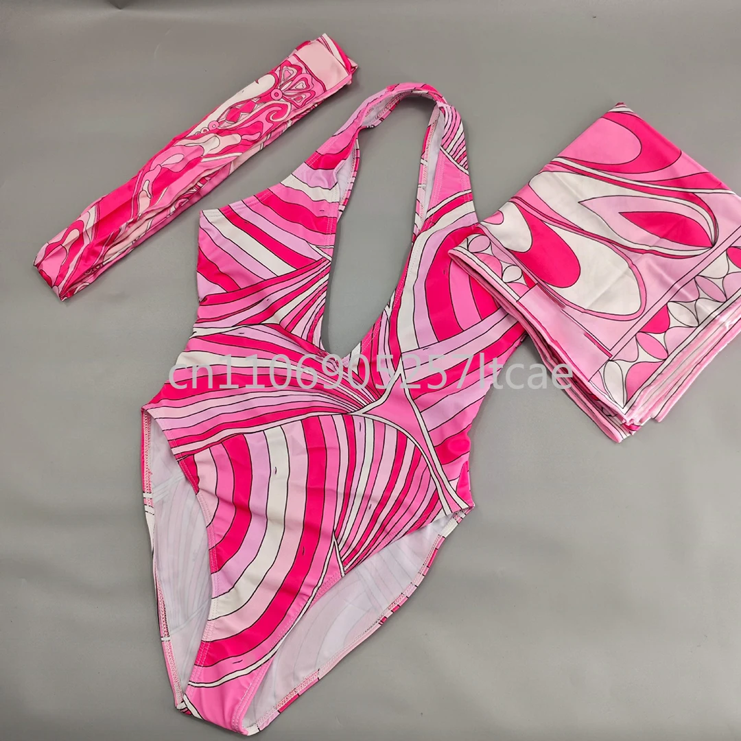 ribbon scarf swimsui