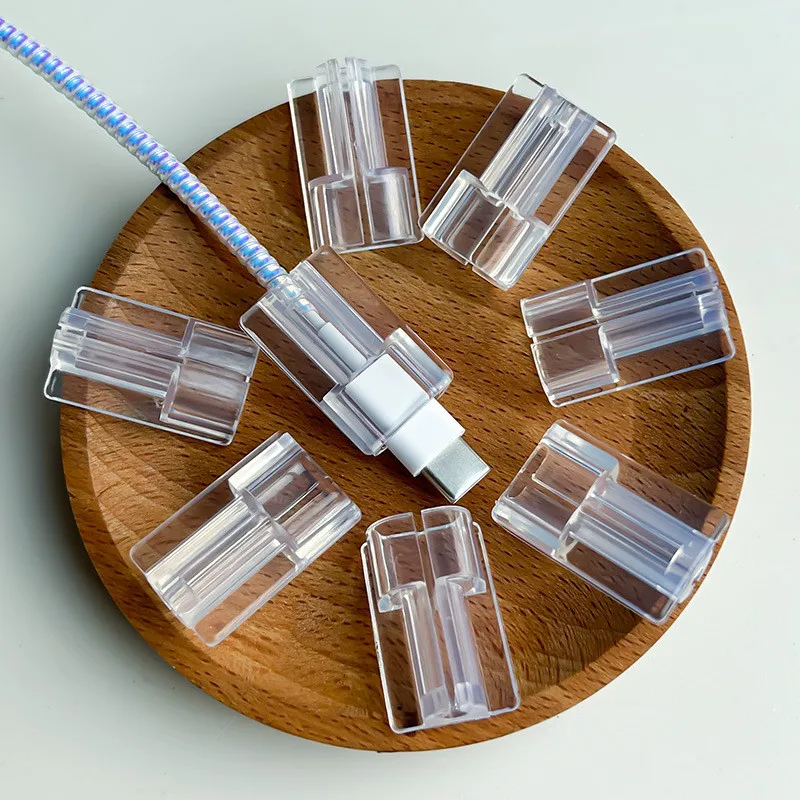 데이터 케이블 보호 커버 케이블 정리기 굽힘 방지 휴대폰 컴퓨터 충전 케이블 보호 커버 파손 방지