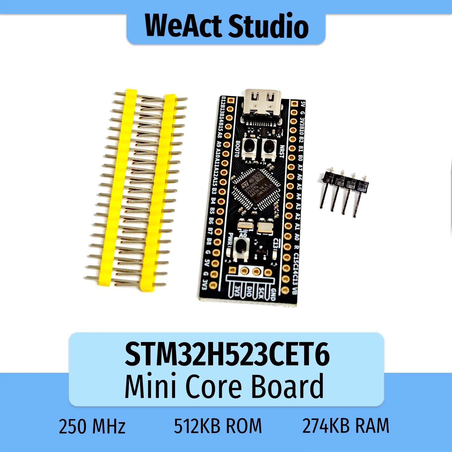 STM32H523CET6 STM32H523 STM32H523CE STM32 STM32H5 Placa central da