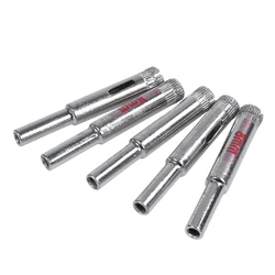 Forets à noyau revêtu de diamant de 8Mm, scie à trous pour carreaux de verre en porcelaine, 20 pièces 