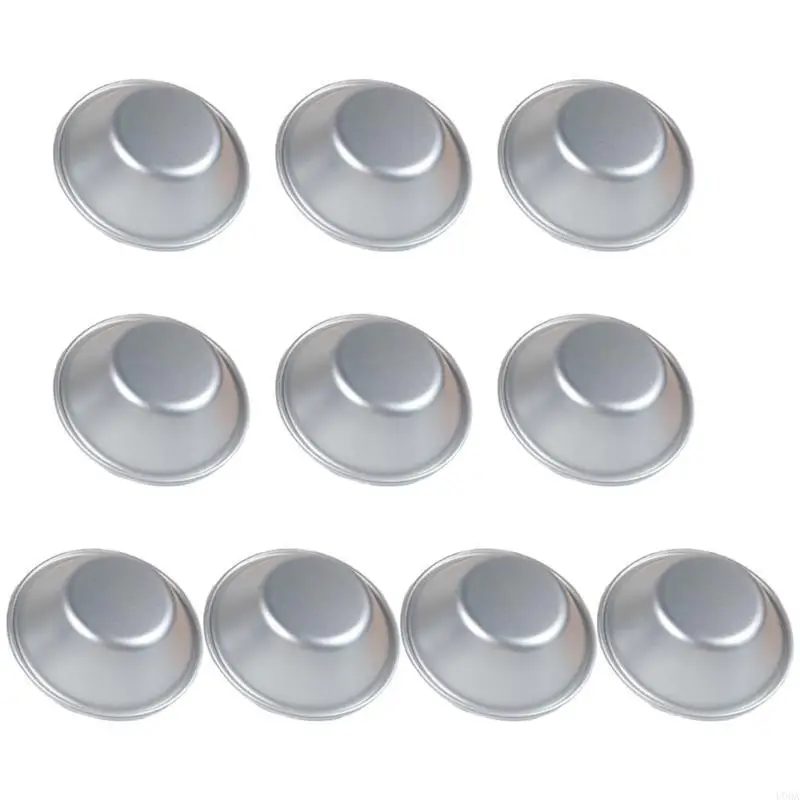 10 Pack kleine Schimmelpackpfannen Gebäckformen bequeme Tortenpfannen Eiertorte Schimmel – Detail 1