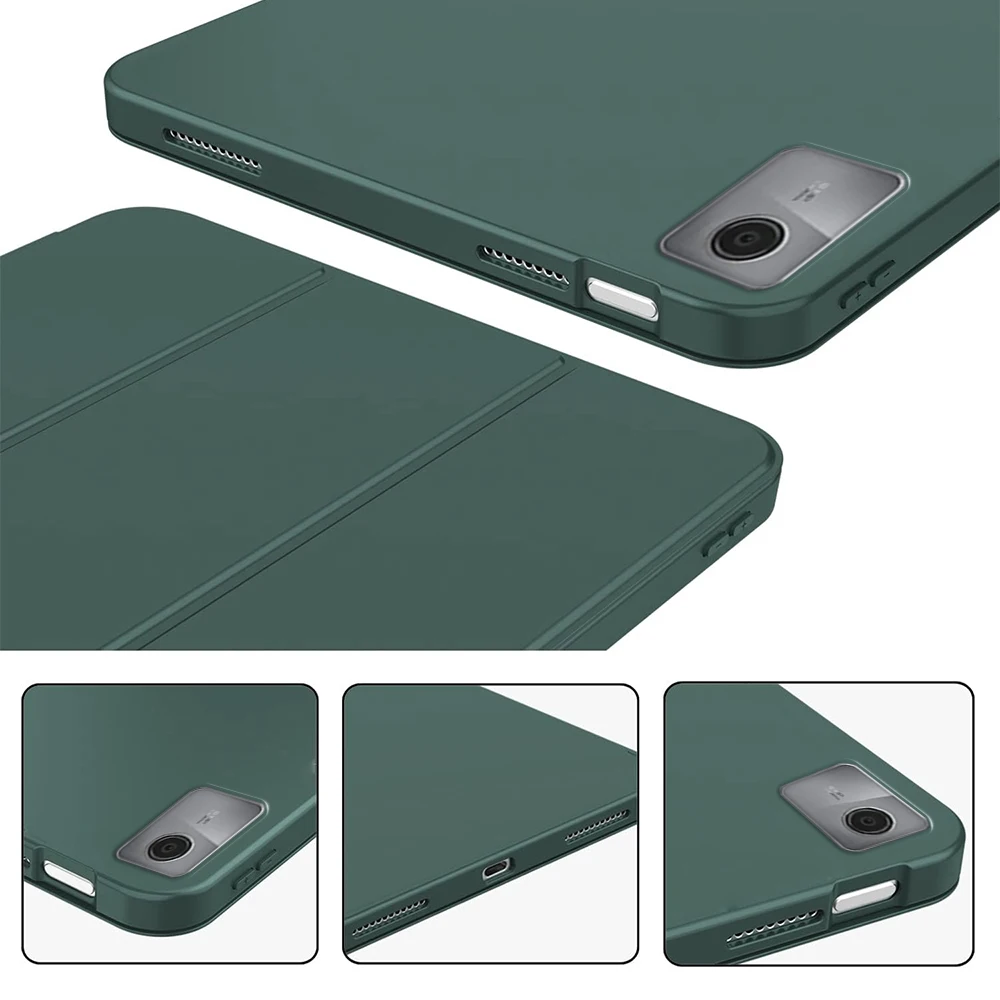 Sleek Ultra-Thin PU Leather Stand Case Cover with Auto Wake/Sleep