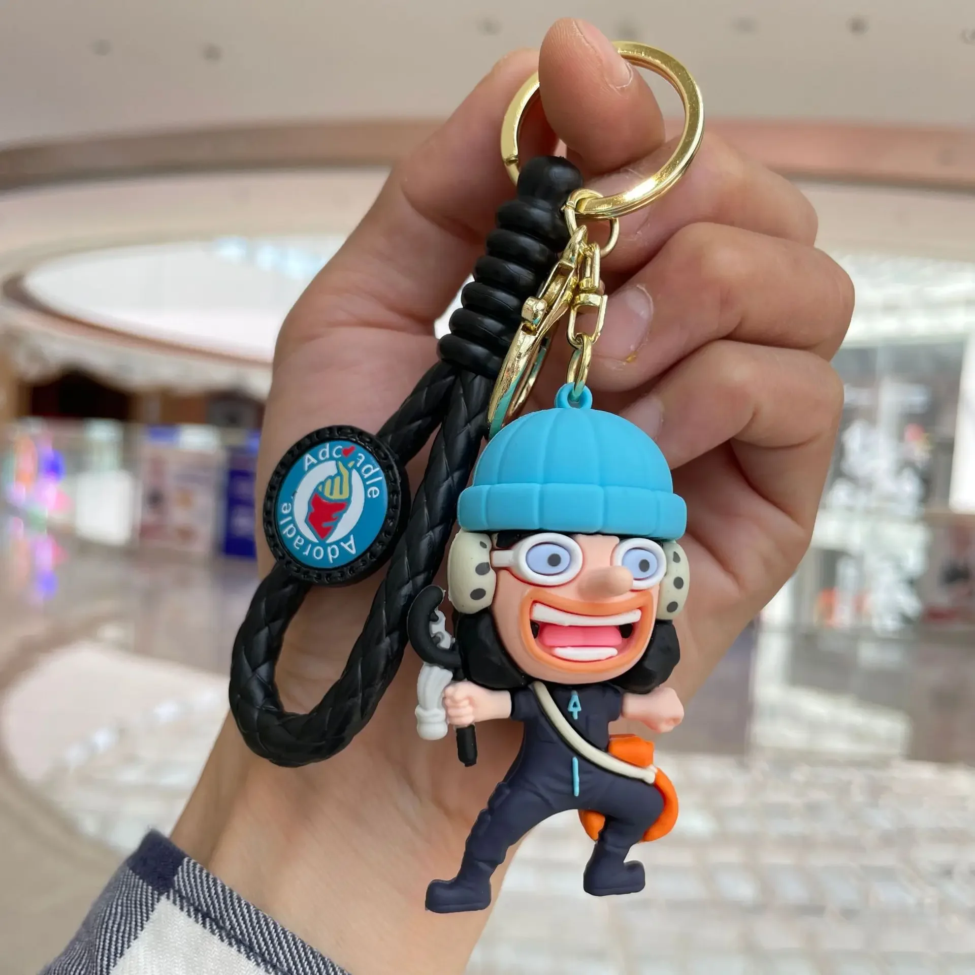 Porte-clés en silicone One Piece Anime Figures, Luffy, Zoro, C.Nami,  beurre, sac, porte-clés, accessoires, jouets pour enfants, cadeaux  d'anniversaire - AliExpress