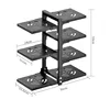 Kitchen Sink Pot Holder Stainless Steel Multi-Layer Frying Pan Rice Cooker Storage Rack Seasoning Bottle Debris Organizer 6