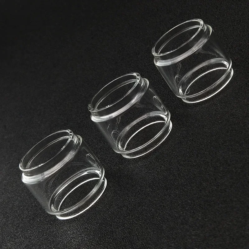 5pcs/lot Vandy kylin mini 5ml Tank Glass Extended Tube Fat Boy Convex Replacement Bulb Bubble Tubes