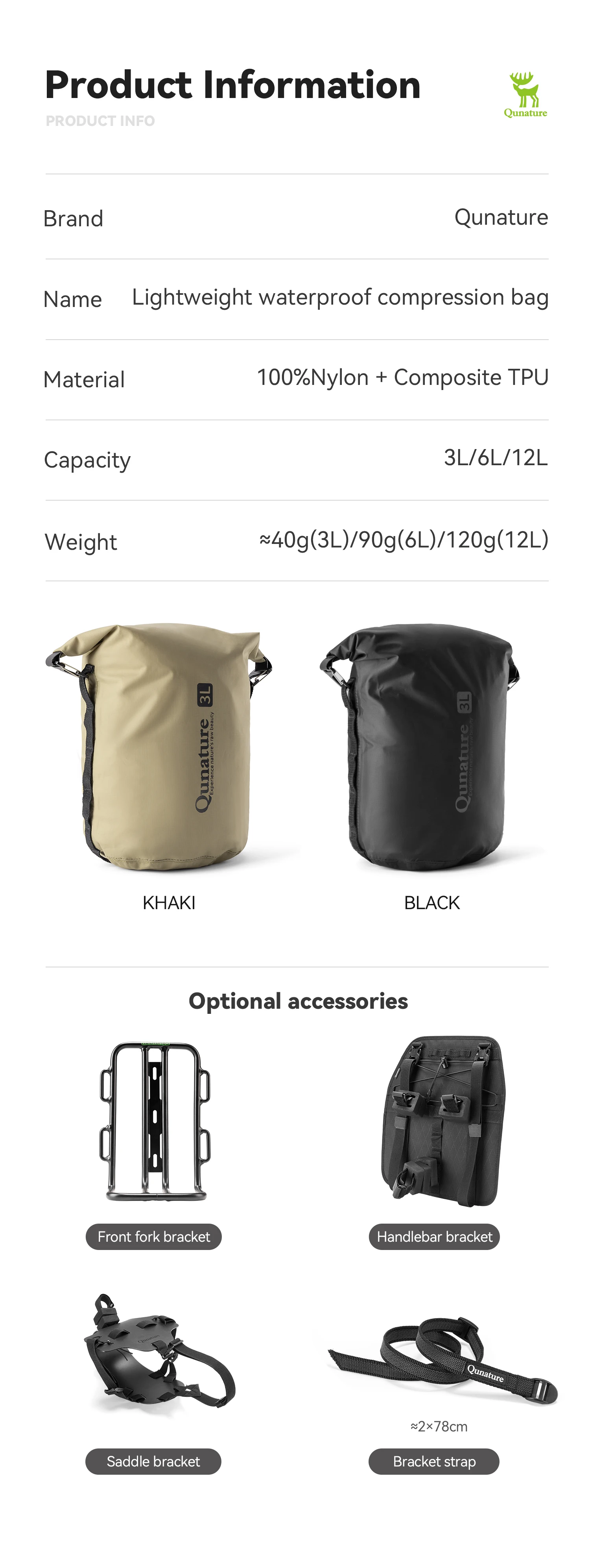 ultraleichte Fahrradtasche Seitenansicht