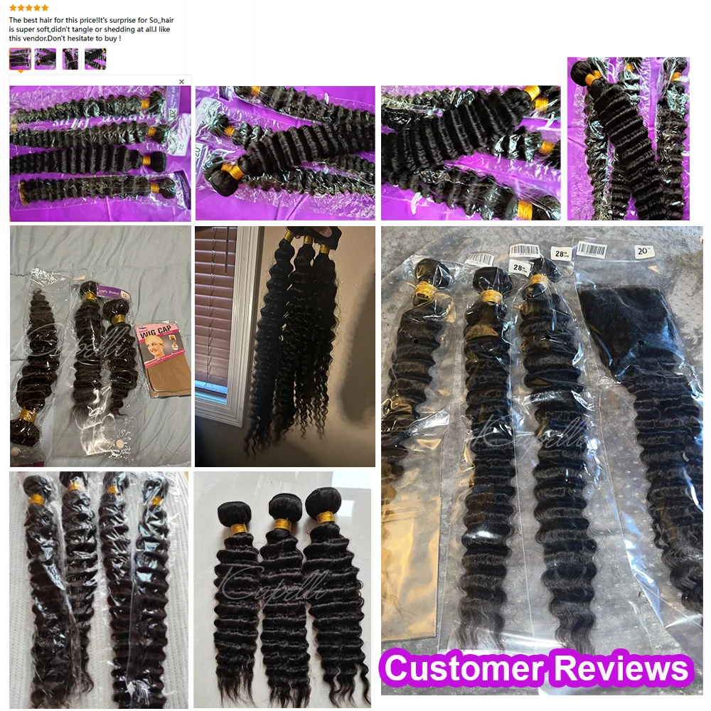 Human Hair Bundles Burmese Curly Hair Bundles with Closure 4x4 13x4 Frontal Deep Wave Bundles Virgin Human Hair Vietnamese Raw Human Extension
