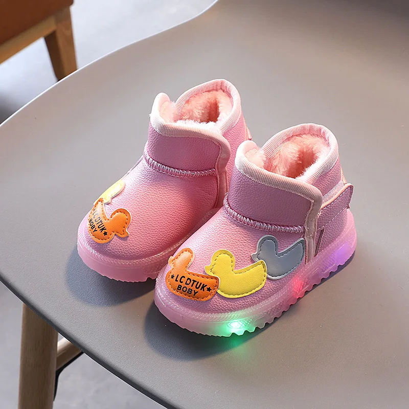 Girls Winter Snow Boots Princess Fashion Shoes