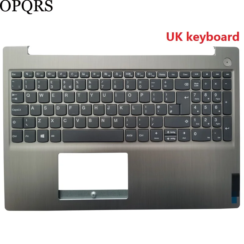 Teclado Portátil para Lenovo Ideapad Palmrest Upper Russo Eua Reino Unido Espanhol Brasil Francês 15ada05 15are05 15iml05 15iil05 15igl05 - Imagem 3