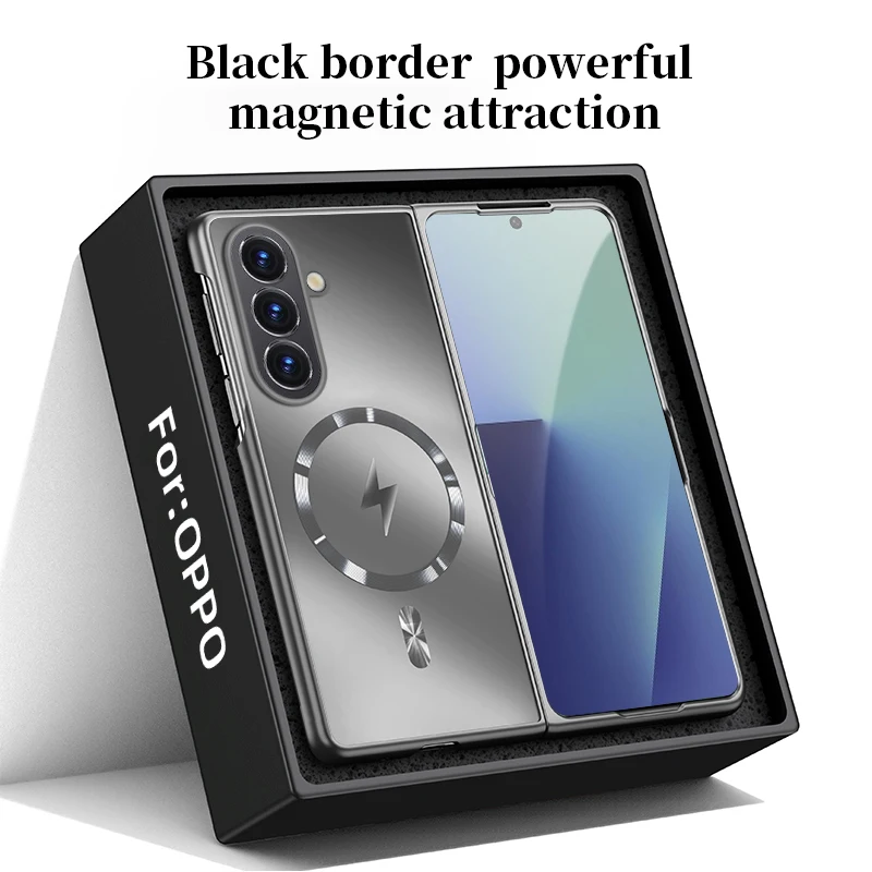 Luxury Frosted Matte Wireless Charging Case with Full Lens Protection