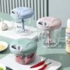 500/900ML Manual Meat Mincer Garlic Chopper Rotate Garlic Press Crusher Vegetable Onion Cutter Kitchen Cooking Accessories 6