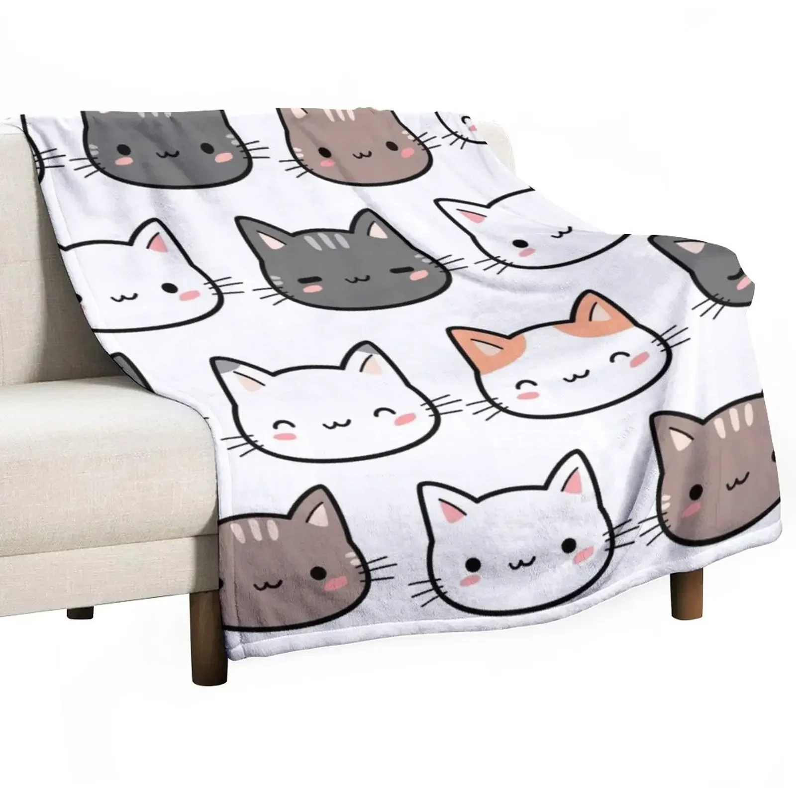 

kitten head Throw Blanket Bed Fashionable Soft cosplay anime Blankets Sofas Of Decoration Blankets