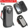 Case for Insta360 X4 Accessories PU Portable Carrying Case Anti-scratch Travel Storage Case with Carabiner Portable Storage Bag 1