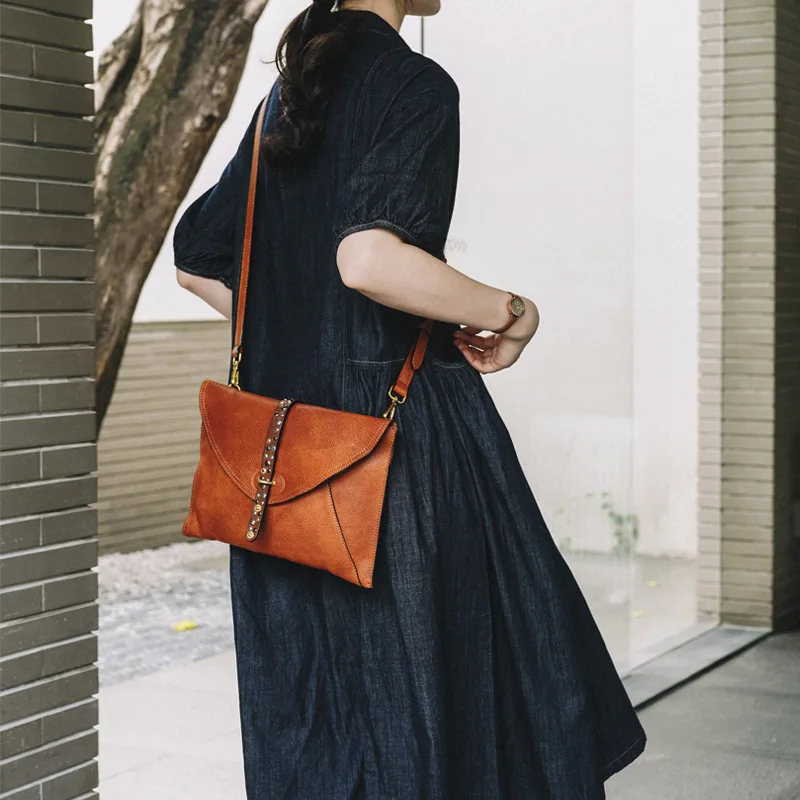 Bolso de mano de lujo para mujer, bandolera de un solo hombro con