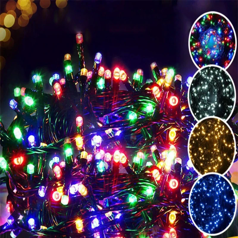 10M-20M-30M-100M-Waterproof-LED-Fairy-String-Lights-Garland-Christmas ...