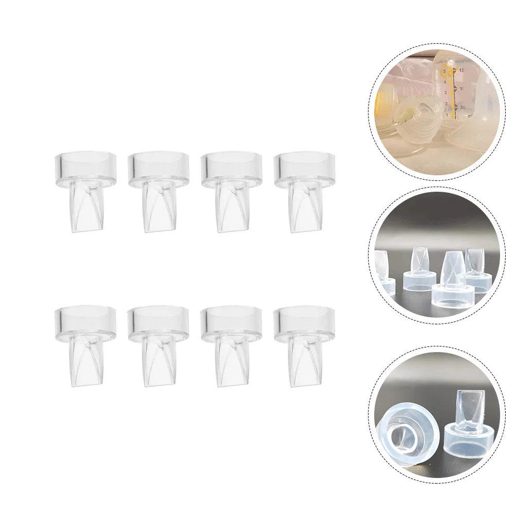 

8 Pcs Breast Pump Accessories Parts Pumping Valves Supplies Manual Silicone Anti Backflow Silica Gel Women Women's