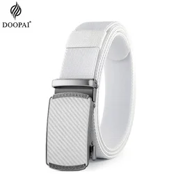 Men's Durable Elastic Tactical Belt with Alloy Automatic Buckle for Outdoor and Casual Wear (251)