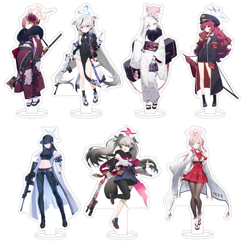 Bue Archiv Chara cK Kirara Rio Yuuka Koyuki Chihiro Maki Hase Kotama Neru Asuna Eimi Anime und y Acryl Stand Schreibtisch Ornament
