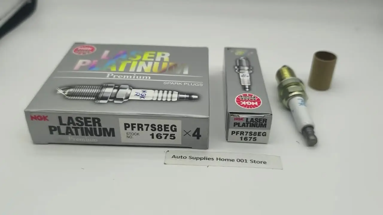 NGK 06H90560 PFR7S8EG 1675 Dual Platinum Spark Plug For VW Golf