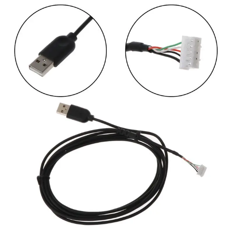 Durable USB Mouse Cable Mouse Lines for Logitech G102 G PRO Wired Cable