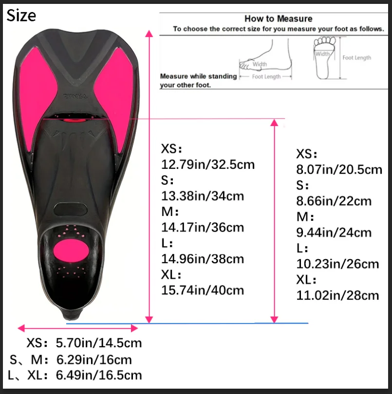 Gugmoy Limited Edition Swimming Training Fins,Comfortable Silicone Swim Fin for Swimming and Diving 3