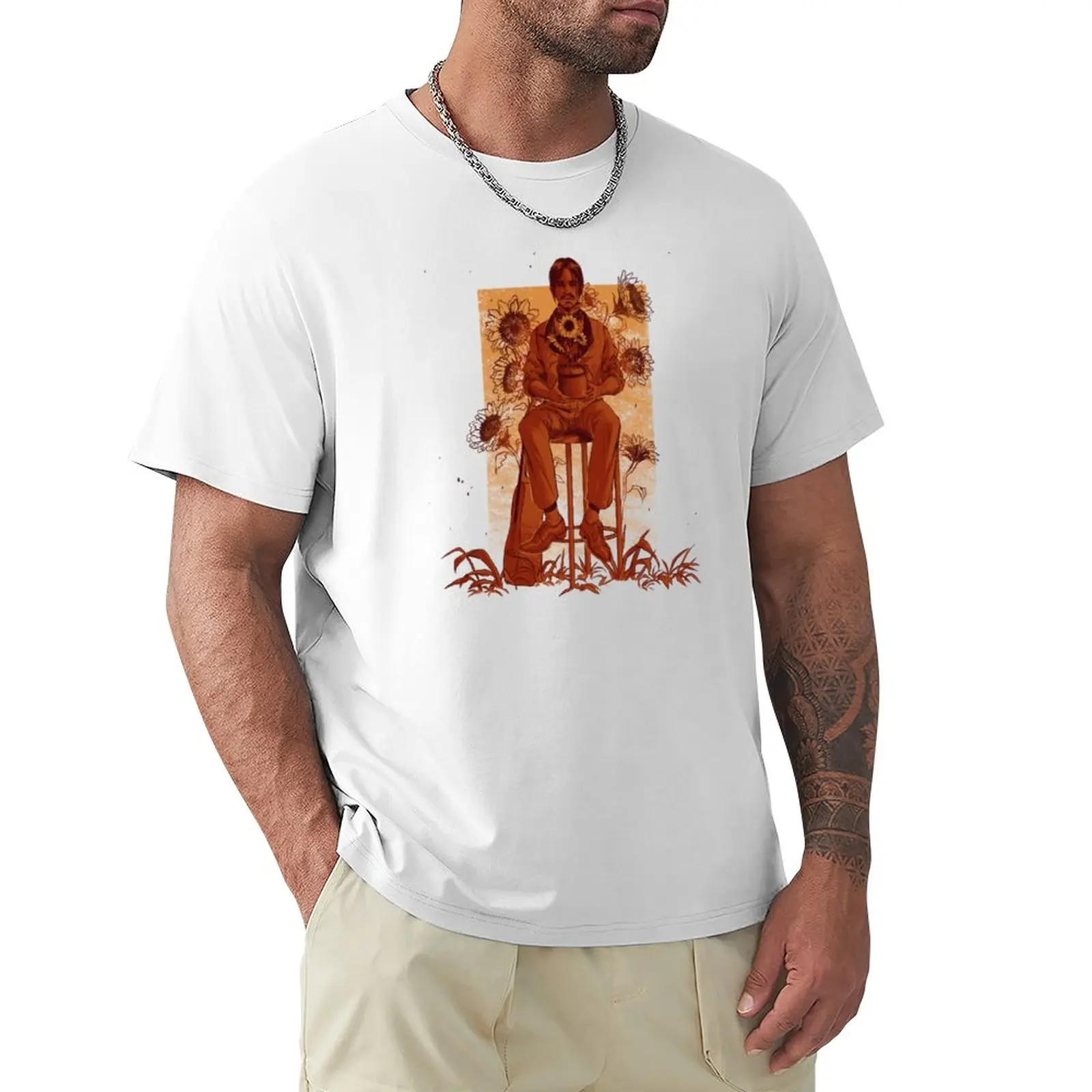 

{floral cowboys} javier escuella T-Shirt oversized sweat korean fashion men t shirts