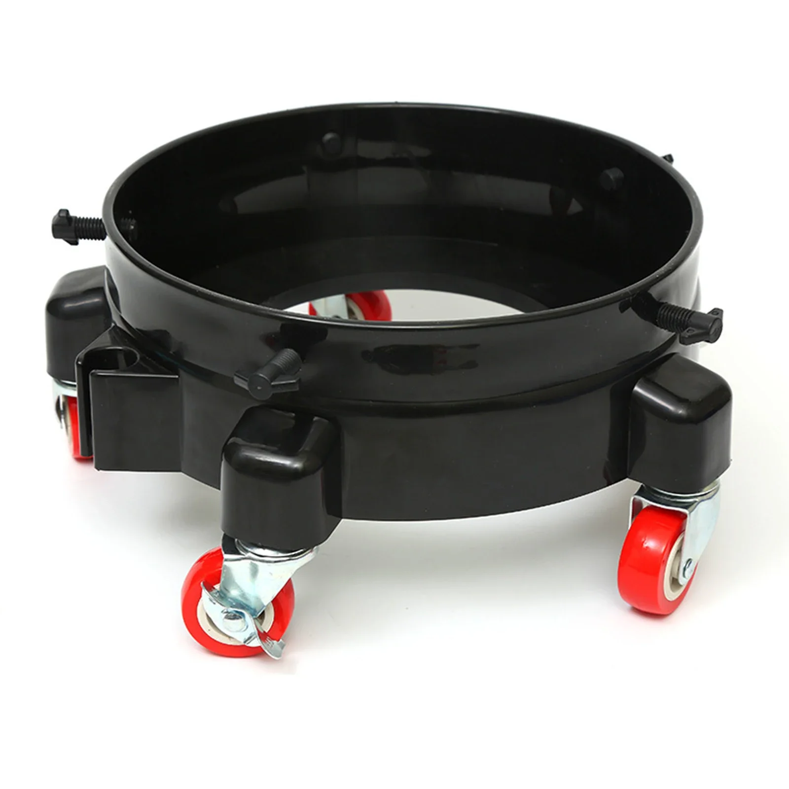 Rolling Bucket Dolly for Car Washing Easy Push Drum Dolly with 5 Swivel Casters
