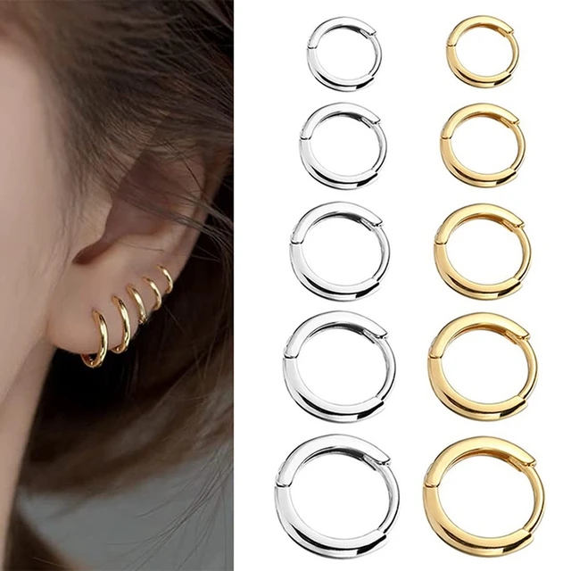 Stainless Steel Hoop Earrings  Dangle Earrings - A-z Earrings Women Men  2023 Punk - Aliexpress