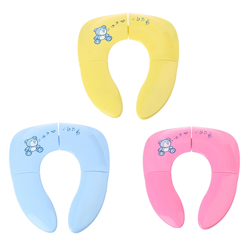Baby Travel Folding Potty Seat Toddler Portable Toilet Training Seat Kids Travel Potty Seat Pad Urine Assistant Cushion 2