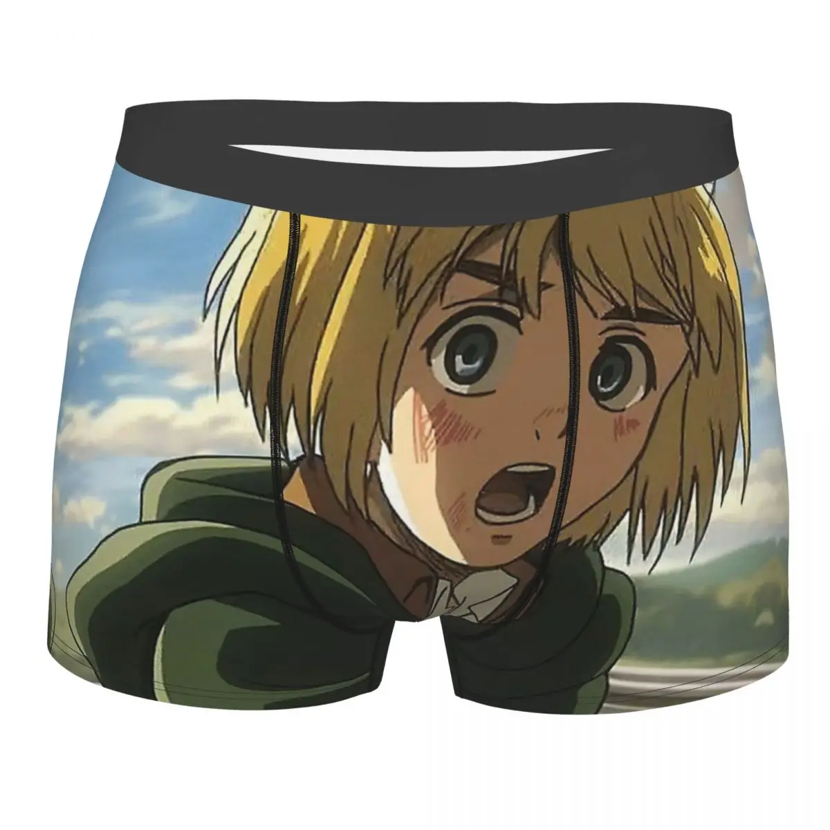 Catboy Armin Supremacy Men's Boxer Briefs Shorts Men Underpants Cartoon Anime Funny Men's Panties Soft Underwear For Men