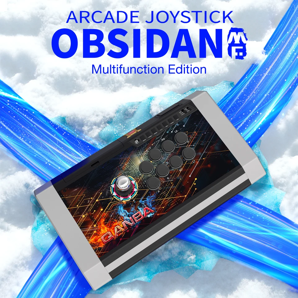 Qanba Q3 MF-SL Arcade Joystick Obsidian Arcade Multifunction