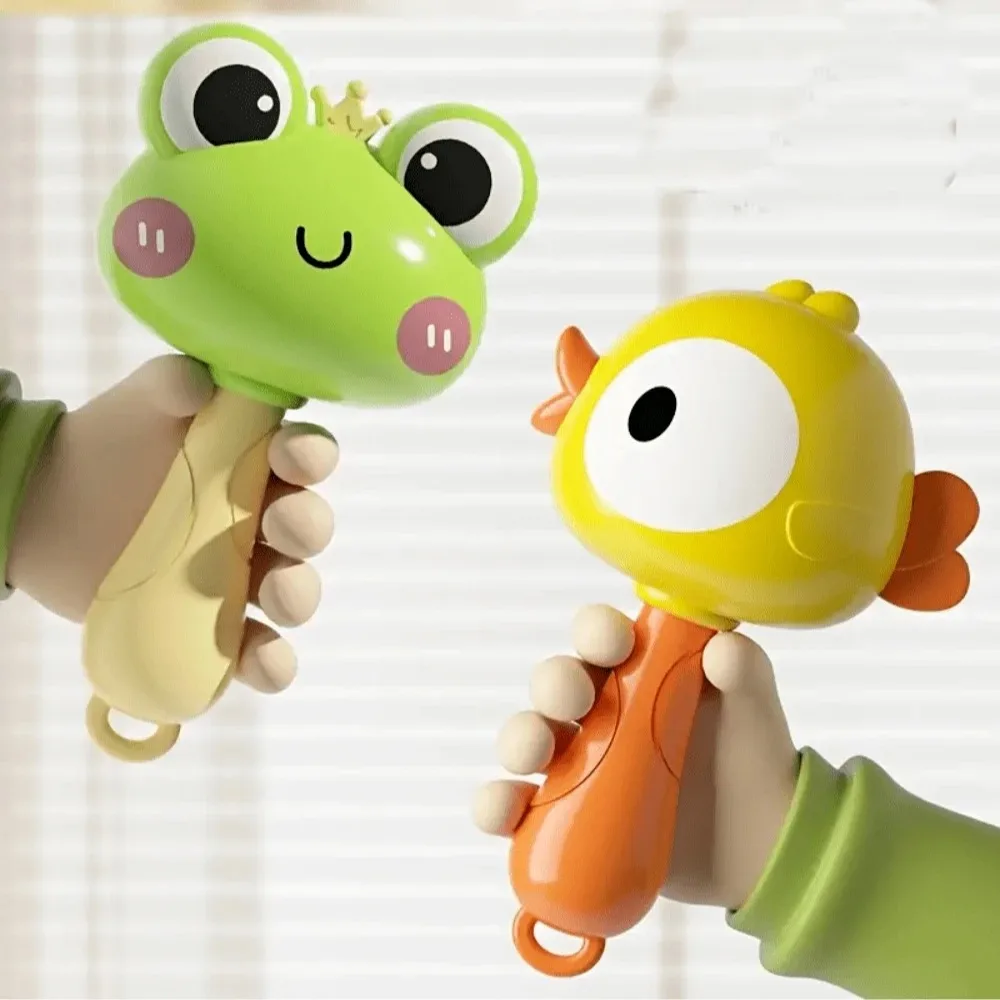 Baby Rattles Toy Cute Animal Hand Bell Grasping Ball Sensory Early Educational Toys for Infant - 5