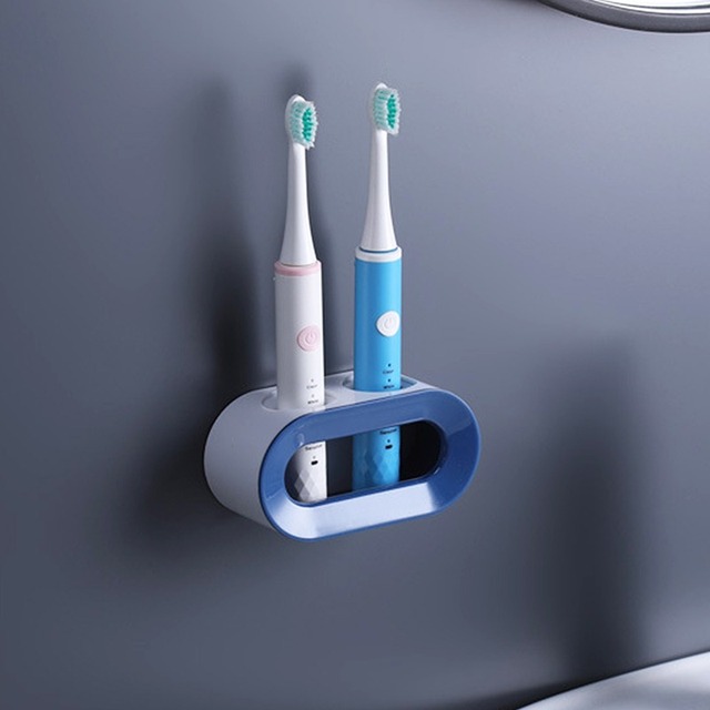 Toothbrush Holder Self-adhesive Toothbrush Stand Rack Wall-Mounted Toothbrush Organizer Space Save Bathroom Accessories