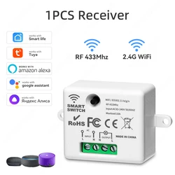 Smart Wireless WiFi Mini Relay Switch with Voice Control & Timer Functionality (Receiver Switch)