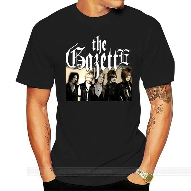 The Gazette T-Shirt Japanese visual kei rock band Black Tee Shirts
