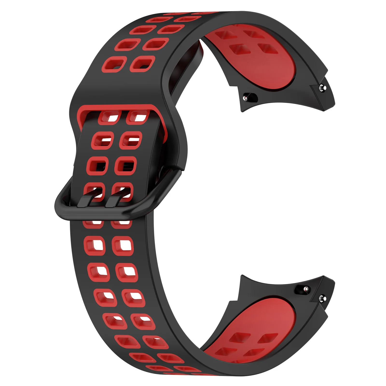 Dual-Color Silicone Watchband Strap - Versatile and Stylish Accessory