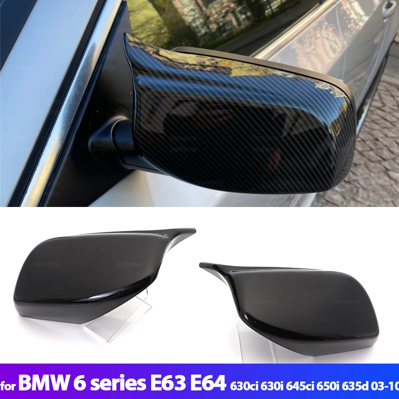 

Side Wing Mirror Covers Housing Replacement Style M Look Covers for BMW 6 series E63 E64 630ci 630i 645ci 650i 635d 2003-2010