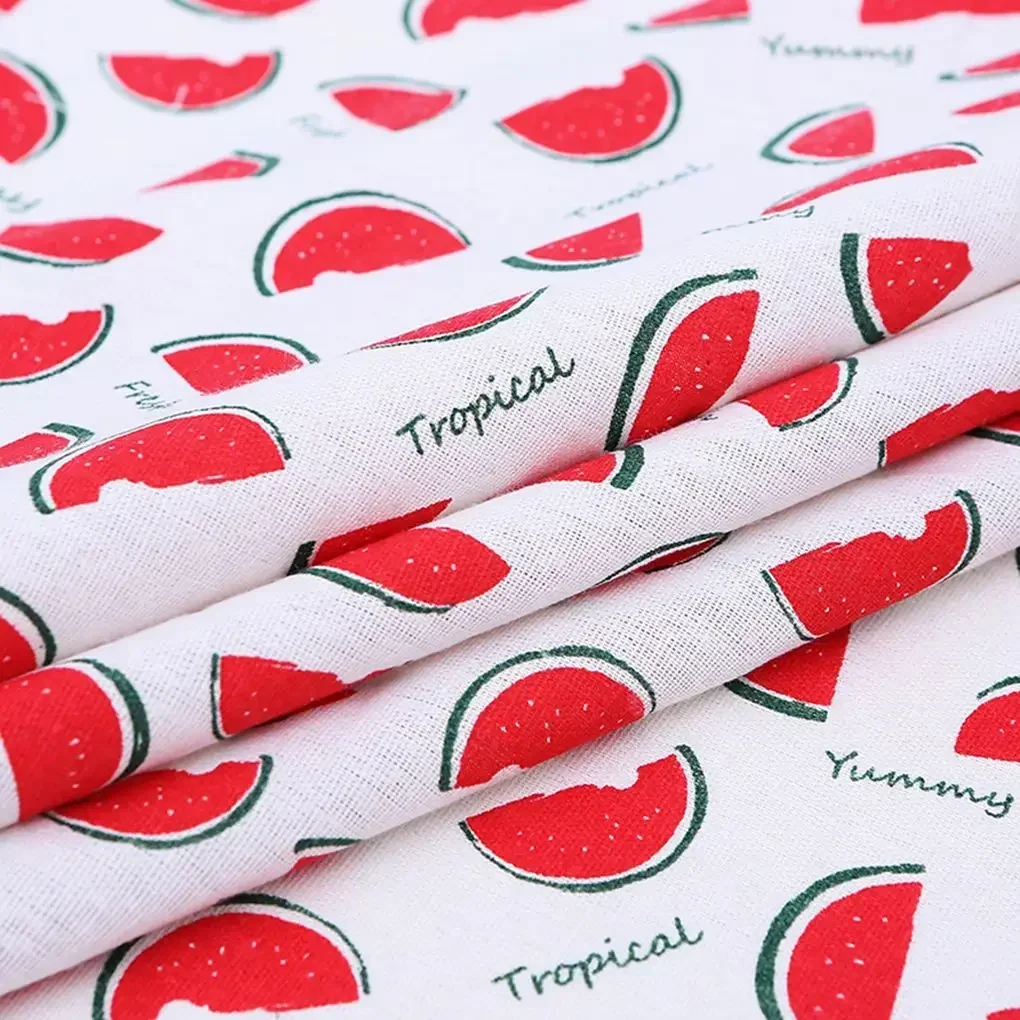 

140x100cm/140x140cm Watermelon Pattern Tablecloth Cotton Linen Fabrics Table Cloth Cover Photogragh Props