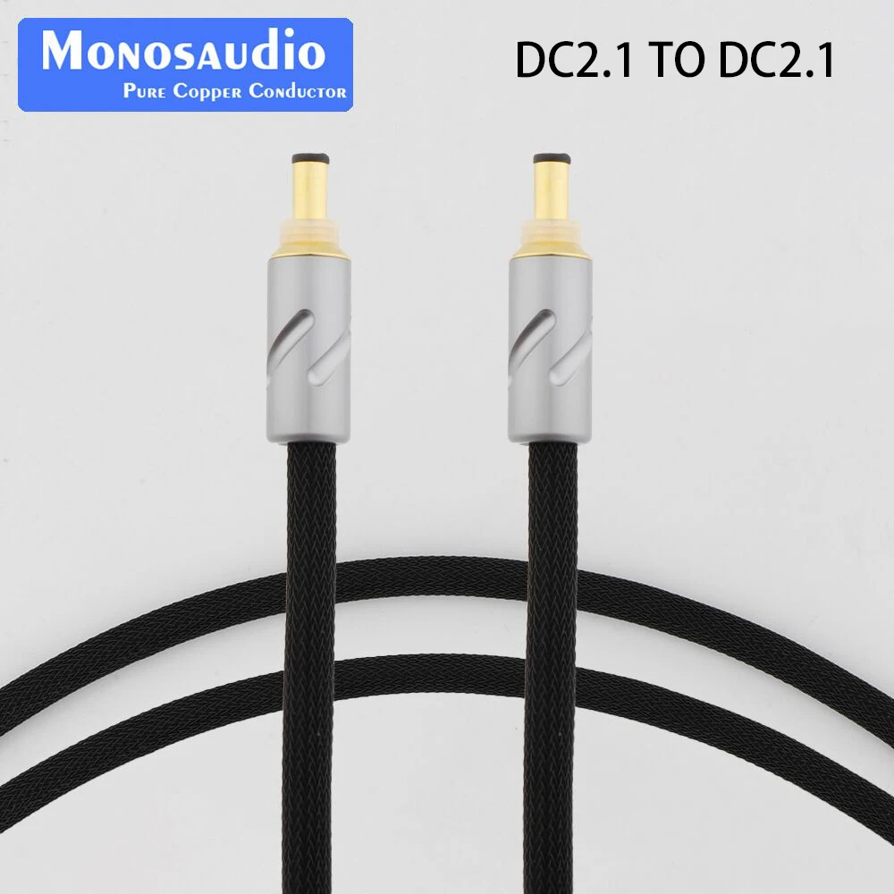 Keces  OFC DC ̺ Ͼ   ġ HiFi DC  ̺ 2.5mm/2.1mm  ȣ   DC5.5-2.1 