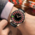 PINDU Design New Mechanical Watch NH35 Rotating Dial Las Vegas Roulette Desktop Theme Automatic Watch Men Diamond Luminous Hands #3